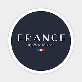 Vintage France 1998 2018 2022 French Flag Magnet